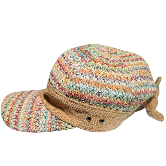 Grace Hats Buzz Hat Bow Linen Weave Made in Japan Multi Color Baseball Style - Picture 3 of 13